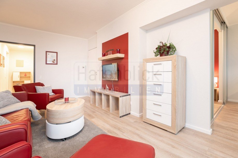 Wohnzimmer Durchblick Flur Etagenwohnung Gr�mitz