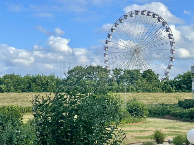 Blick auf das Riesenrad Etagenwohnung Gr�mitz