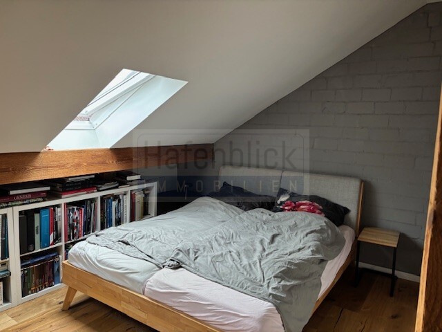 Schlafzimmer mit Blick in die Sterne Reihenhaus Ammersbek