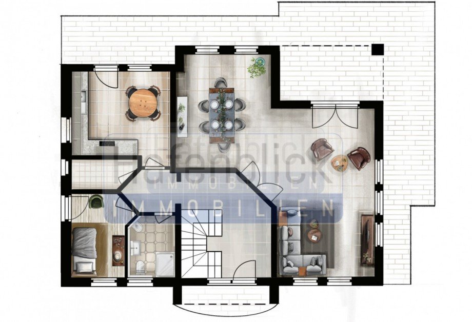 Grundriss EG Einfamilienhaus Gr�mitz