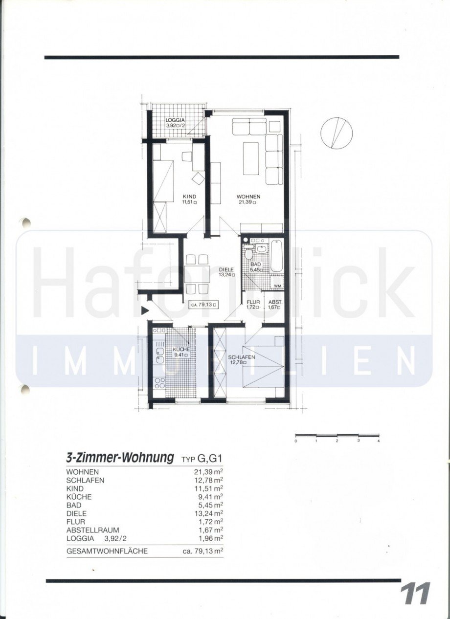 Grundriss Nordmeer 15 Erdgeschosswohnung L�beck / Travem�nde