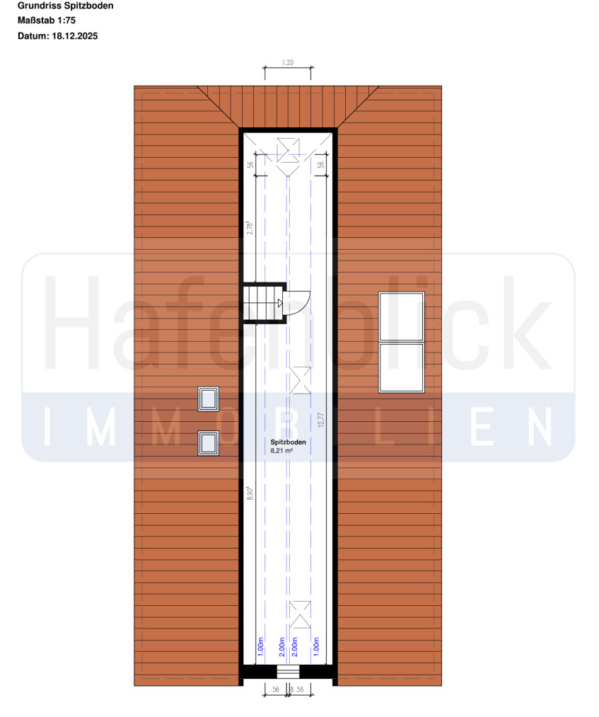Grundriss Spitzboden Mehrfamilienhaus L�beck