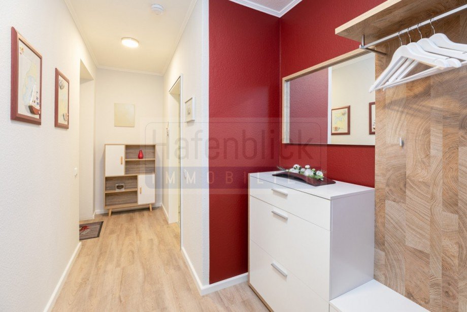 Eingangsbereich Garderobe Etagenwohnung Gr�mitz