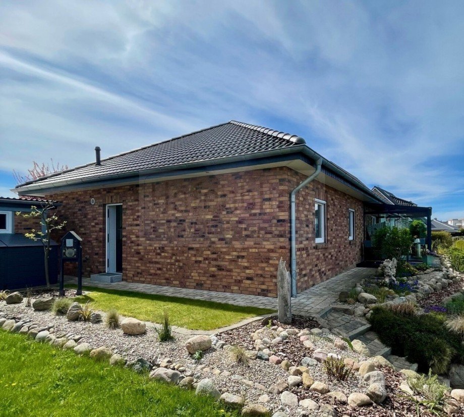 Hausseite Bungalow Heiligenhafen