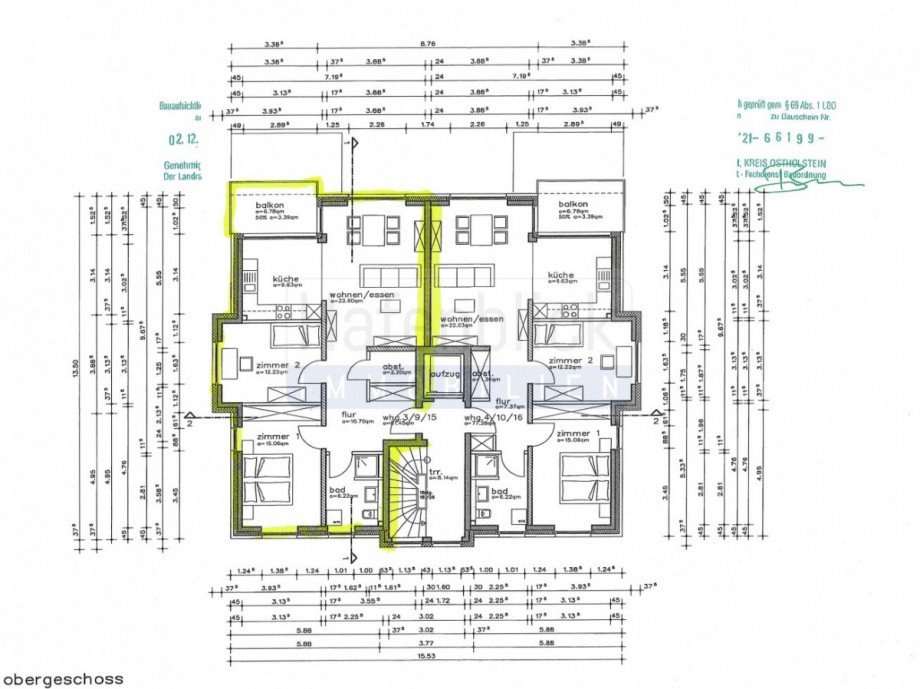 Grundriss Etagenwohnung Gr�mitz