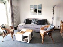 Sofaecke am sonnigen Balkon Top Lage am Strand ! 2 Zimmer Wohnung -2 Balkone -Stellplatz -Teilmeerblick- Scharbeutz - Haffkrug
