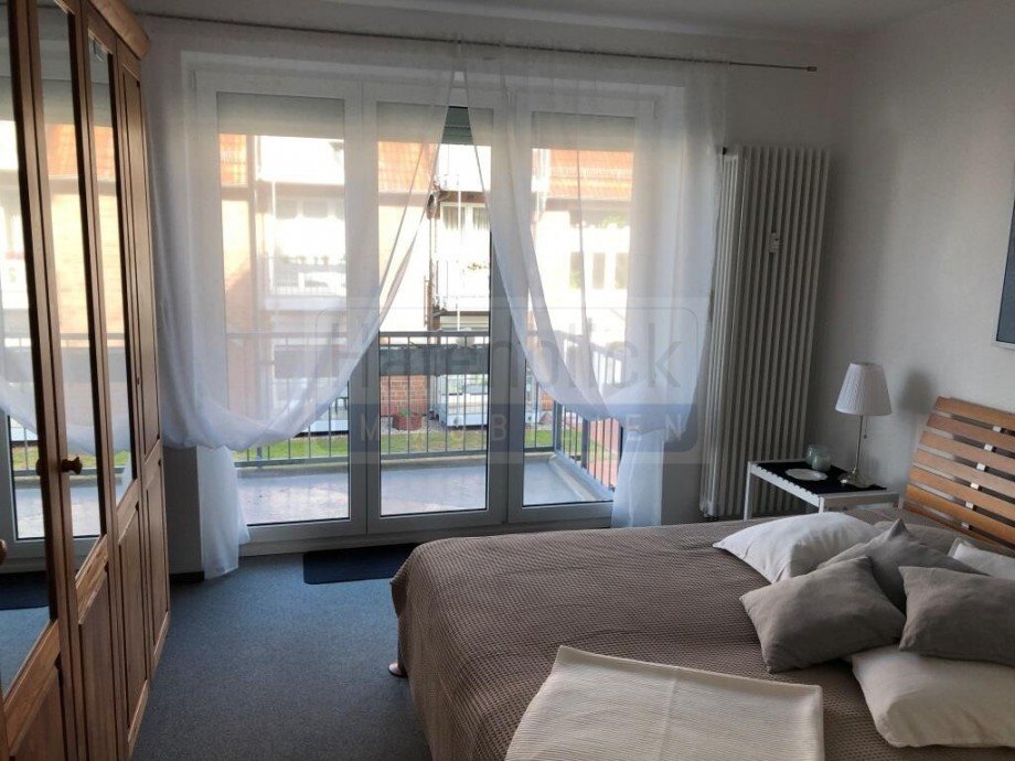 Schlafzimmer_Balkon Etagenwohnung Scharbeutz