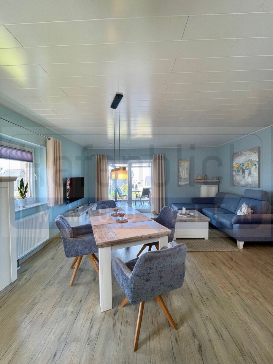 Wohnzimmer Bungalow Heiligenhafen