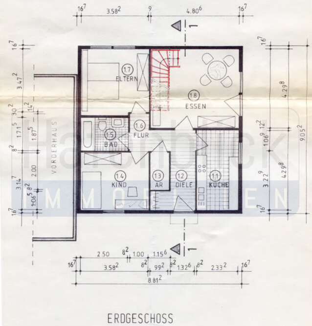 Grundriss EG, Haus 2 Haus Timmendorfer Strand / Niendorf