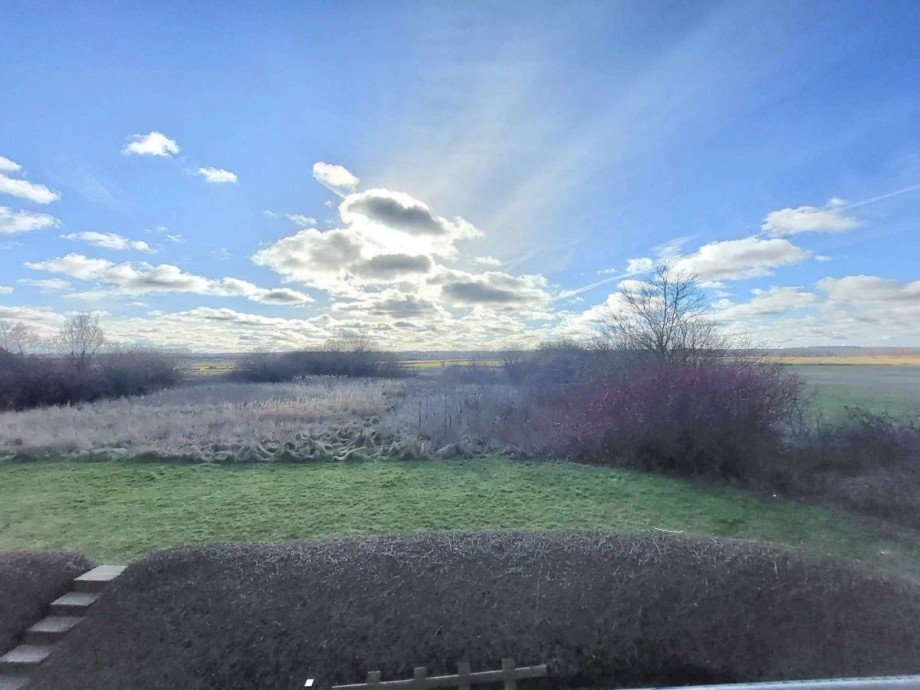 Panoramablick aus dem Garten Wohnung B�rgerende - Rethwisch