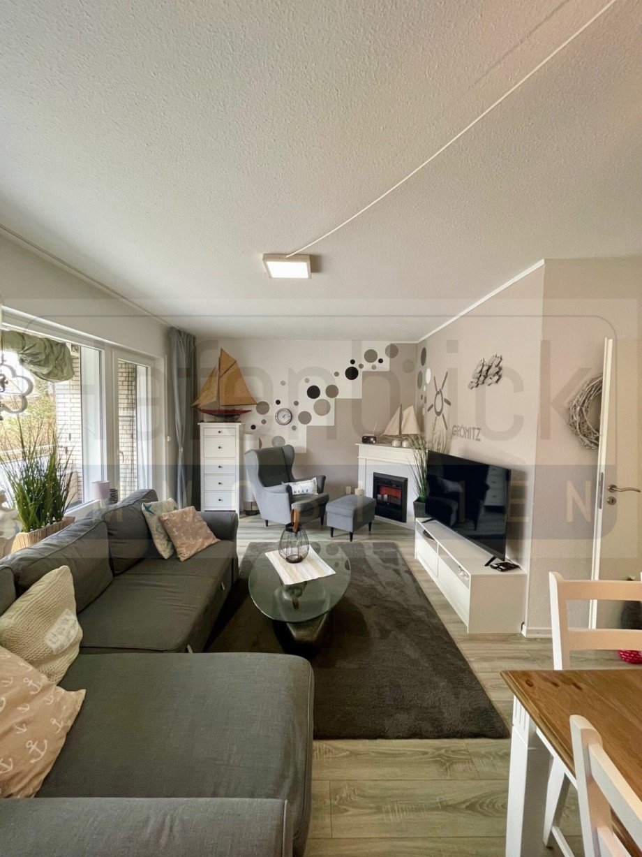 Wohnzimmer Erdgeschosswohnung Gr�mitz