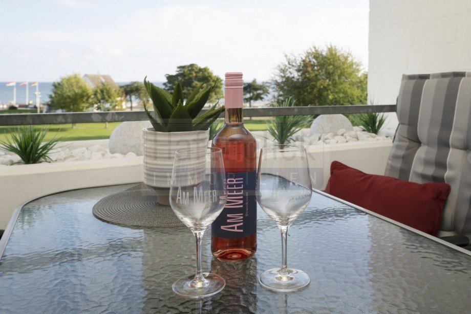 Balkon am Meer Etagenwohnung Gr�mitz