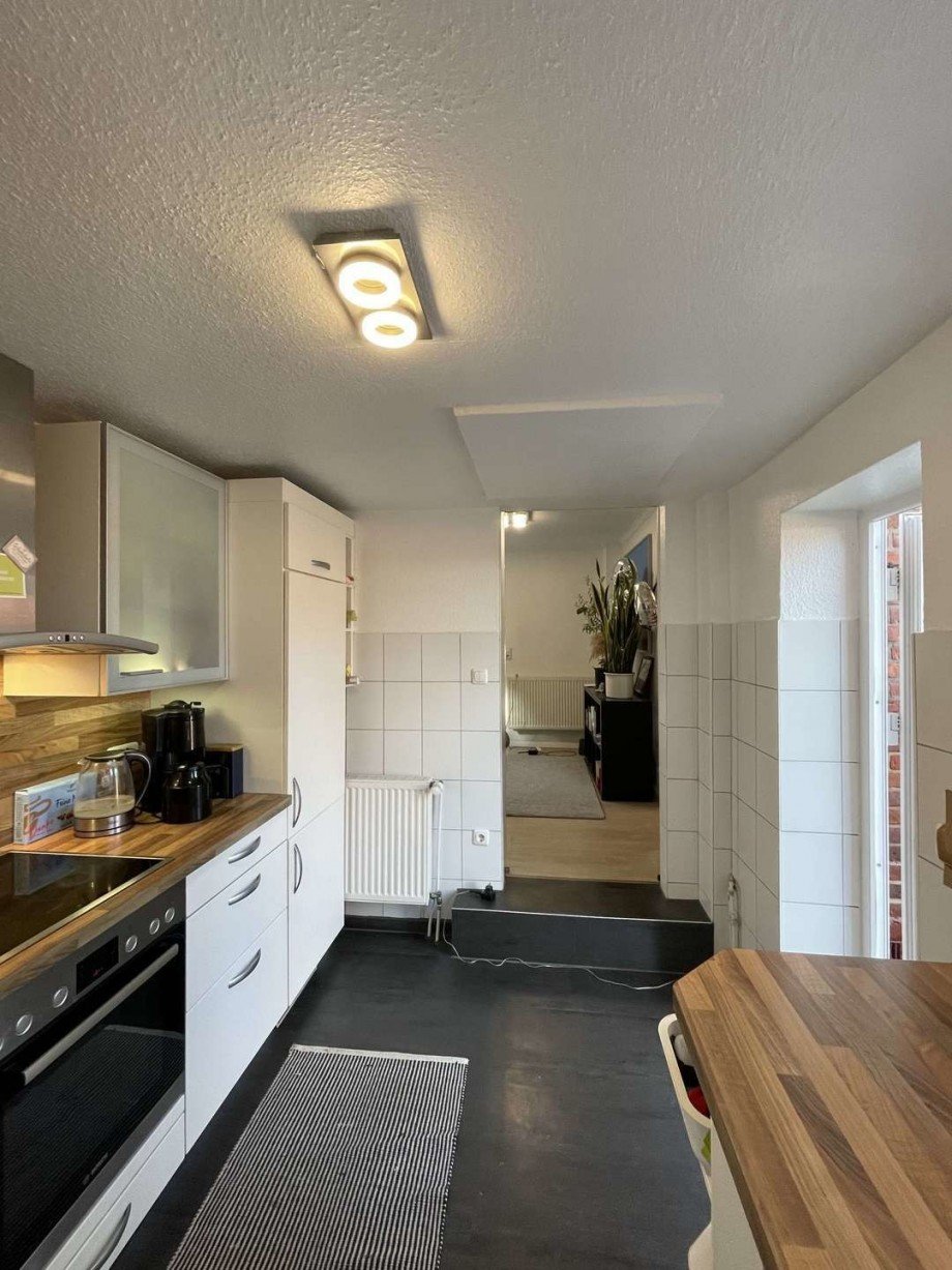 K�che mit Eingang zum Winterga Haus L�beck