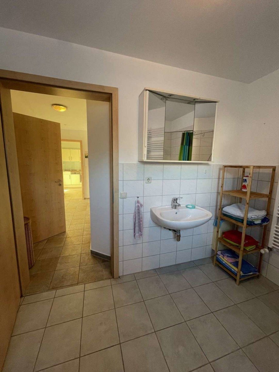 Durchblick Badezimmer Erdgeschosswohnung Haffkrug