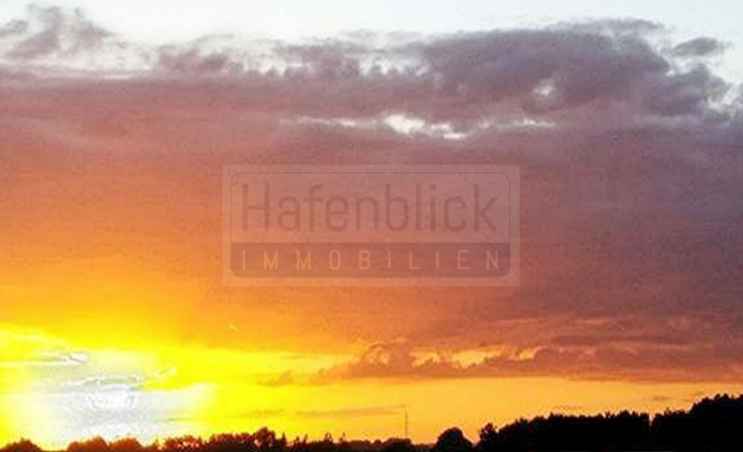 Balkonblick Sonnenuntergang Wohnung Sierksdorf