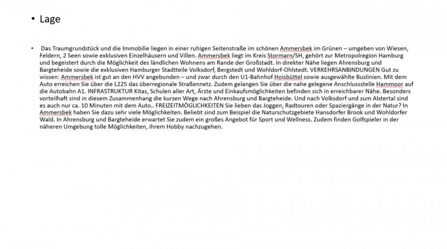 Lage.3000qm.Traumgrundst�ck.Am Grundst�ck Ammersbek