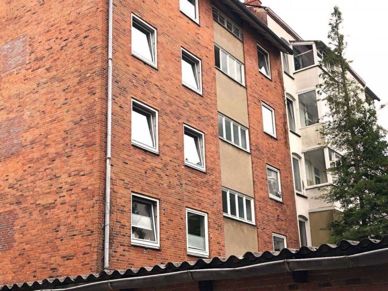 Hausseite zum gr�nen Garten Kiel Wohnung Gem�tliche 1 Zi Wohnung in ruhiger zentrumsnaher Lage in Kiel
