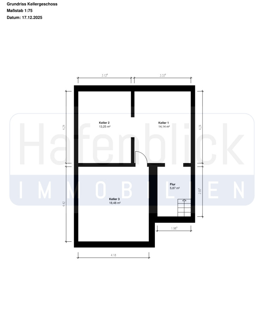 Grundriss Keller Mehrfamilienhaus L�beck