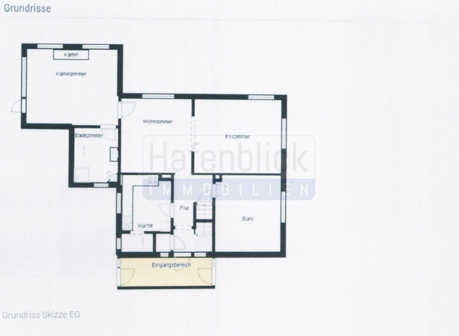 Grundriss EG Einfamilienhaus Rendsburg