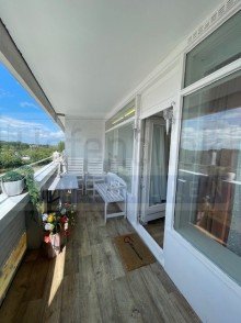 Balkon Ostseedomizil mit seitlichem Meerblick-modernisierte 2,5 Zi Wohnung