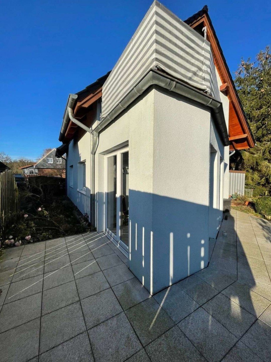 Gro�e sch�ne Terrasse Erdgeschosswohnung Haffkrug