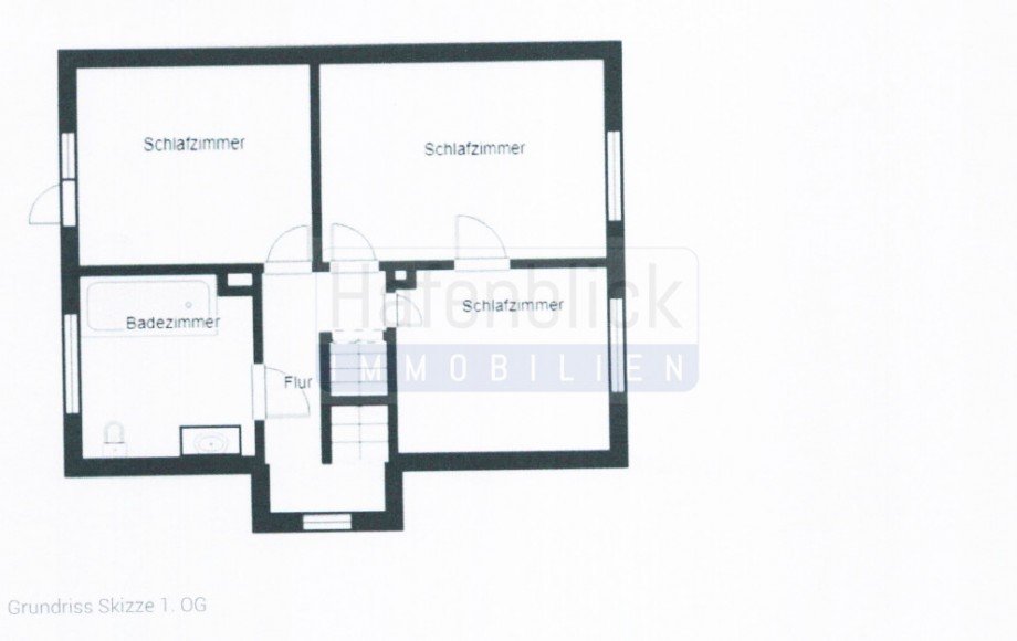 Grundriss 1. OG Einfamilienhaus Rendsburg