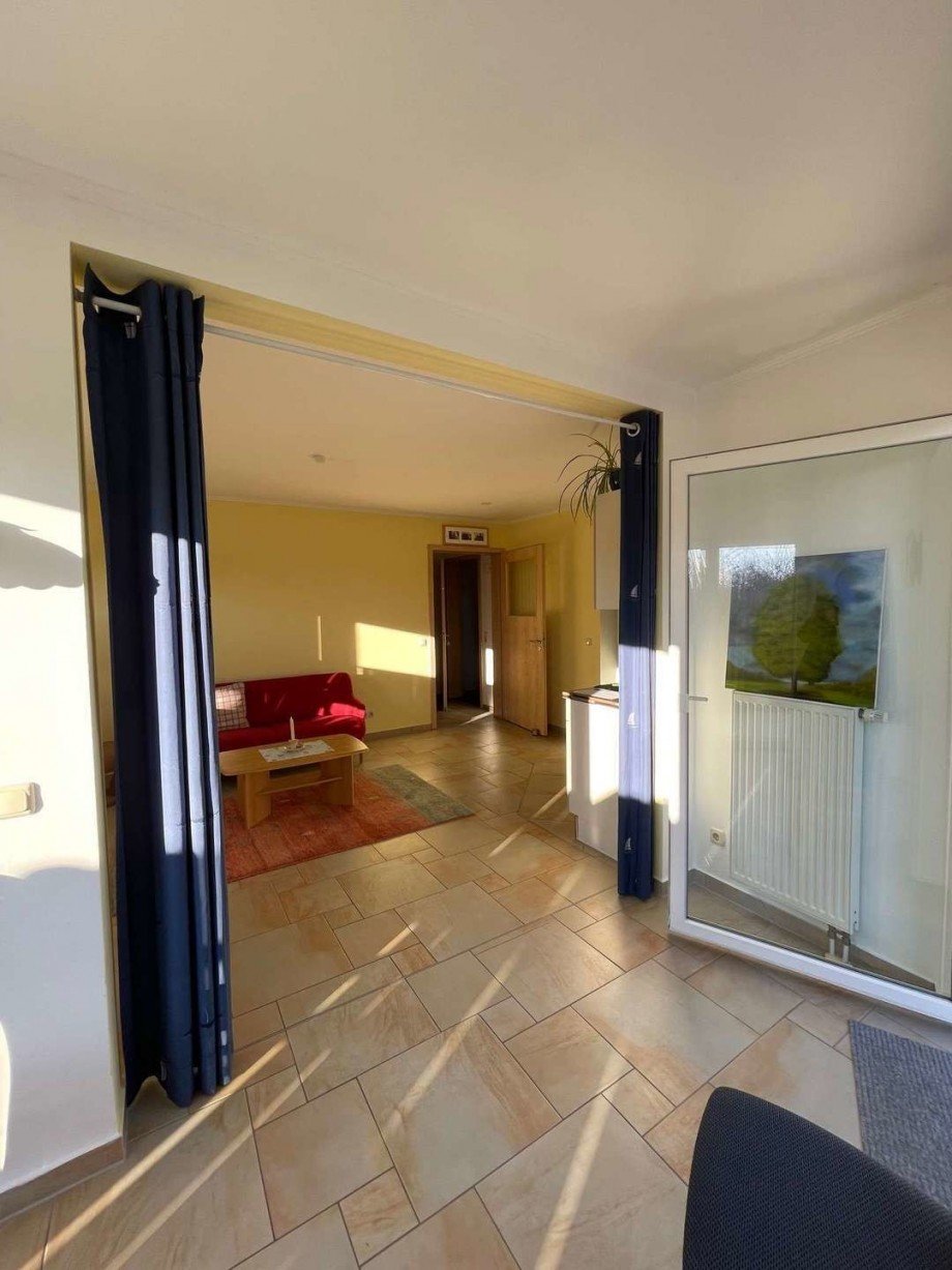 Durchblick Wohnzimmer Erdgeschosswohnung Haffkrug