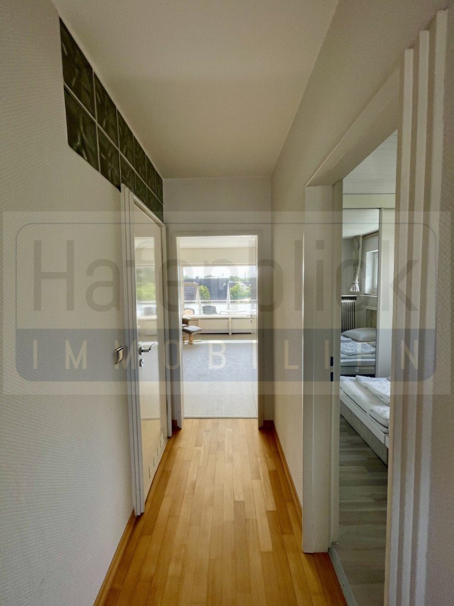 Flur Durchblick Wohnzimmer Erdgeschosswohnung Gr�mitz