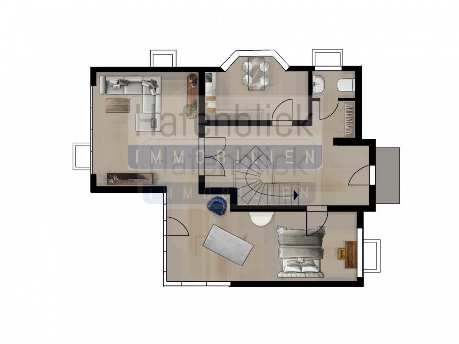Grundriss.EG Einfamilienhaus L�beck