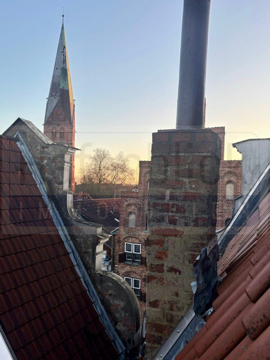 Altstadtblick Spitzboden Mehrfamilienhaus L�beck