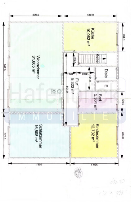 Grundriss EG Haus1 Haus Timmendorfer Strand / Niendorf
