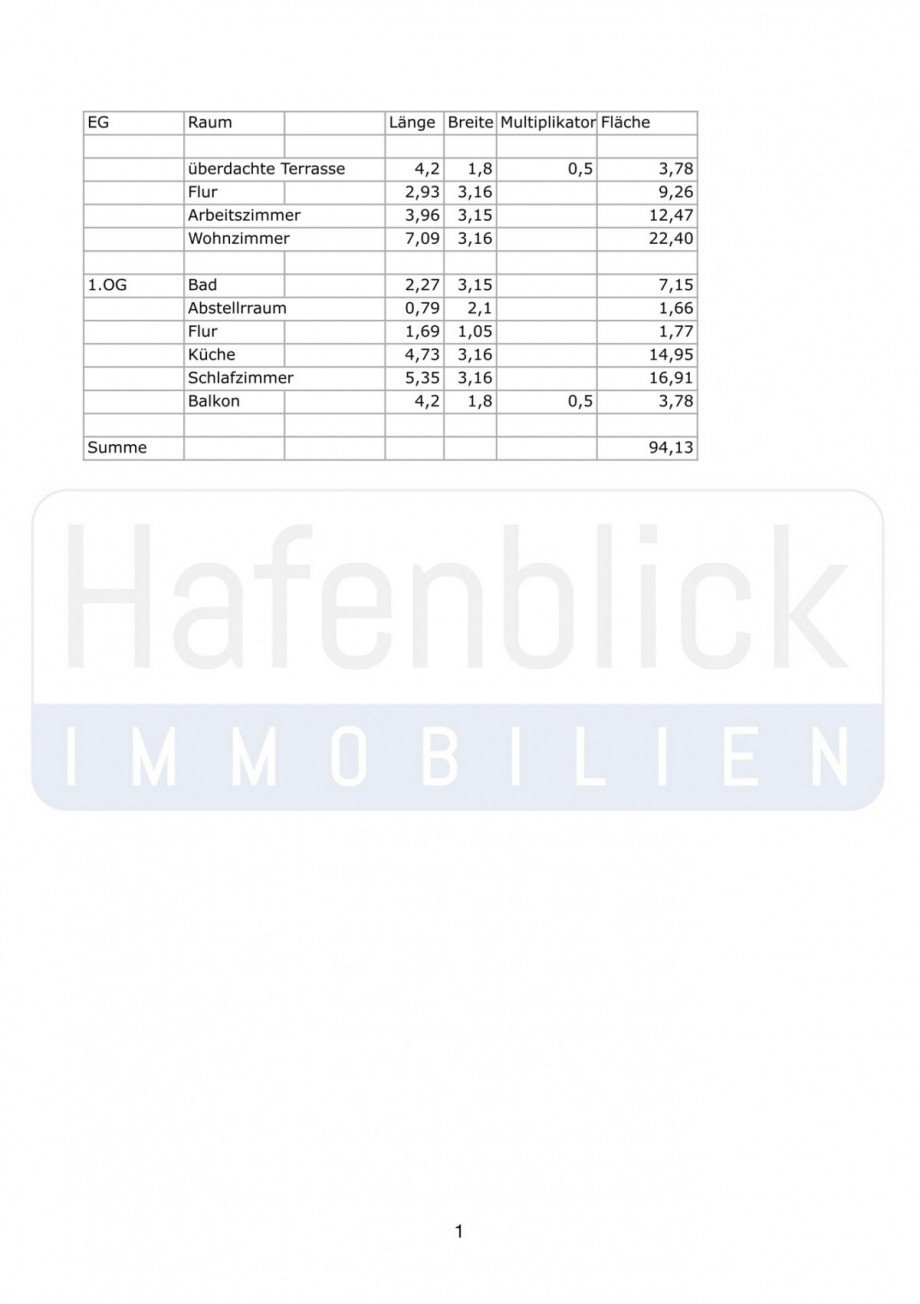 Fl�chenaufstellung Gartenhaus Kopie-1 Einfamilienhaus Kiel / Pries